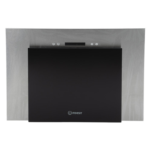 Вытяжка каминная Indesit IHVP 6.4 LL K, черный/нержавеющая сталь, кнопочное управление [869991552170]