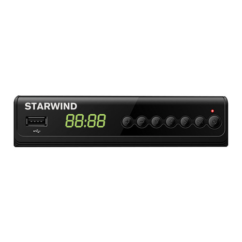 Ресивер DVB-T2 StarWind CT-280, черный