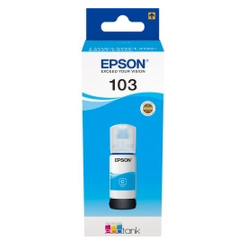 Картридж Epson 103C, голубой / C13T00S24A