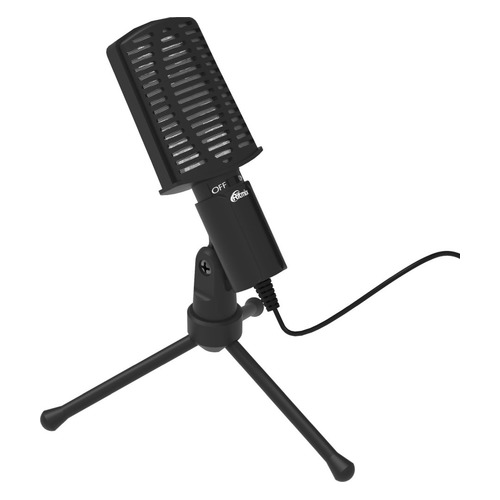 Микрофон Ritmix RDM-125, черный [15120025]