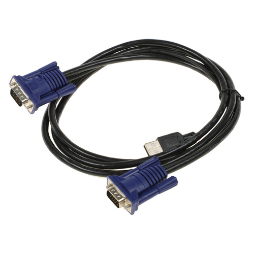 Кабель D-Link DKVM-CU/B1A 1.8м, черный