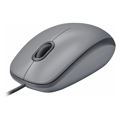 Мышь Logitech M110, оптическая, проводная, USB, серый [910-005490]