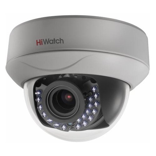 Камера видеонаблюдения аналоговая HIWATCH DS-T207P, 1080p, 2.8 - 12 мм, белый [ds-t207p (2.8-12 mm)]