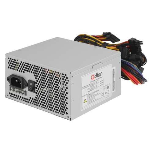 Блок питания QDION Q-DION QD650-PNR 80+, 650Вт, 120мм [qd-650-pnr 80+]