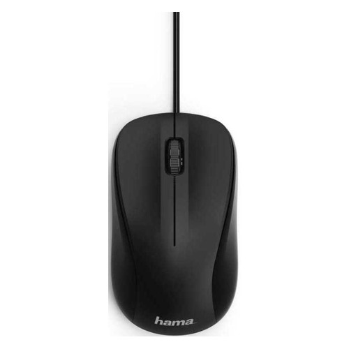 Мышь HAMA MC-300, оптическая, проводная, USB, черный [00182606]
