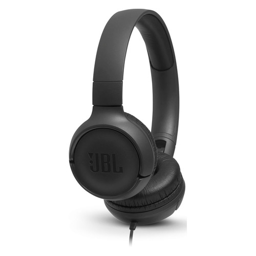 Гарнитура JBL Tune 500, 3.5 мм, накладные, черный [jblt500blk]