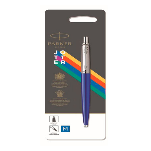 Ручка шариков. Parker Jotter Color (2076052) голубой M синие блистер