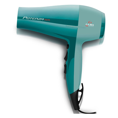 Фен GA.MA Potenza ION 3D Therapy, 2400Вт, зеленый и черный