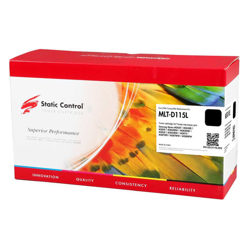 Картридж STATIC CONTROL 002-02LD115LSEE, MLT-D115L, черный / 002-02LD115LSEE