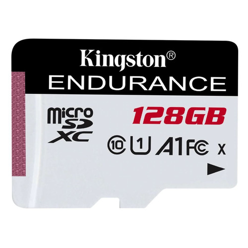 Карта памяти microSDXC UHS-I U1 Kingston High Endurance 128 ГБ, 95 МБ/с, Class 10, SDCE/128GB, 1 шт