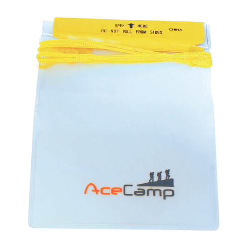 Гермомешок ACECAMP 1850, винил, длина 125мм, ширина 175мм, прозрачный