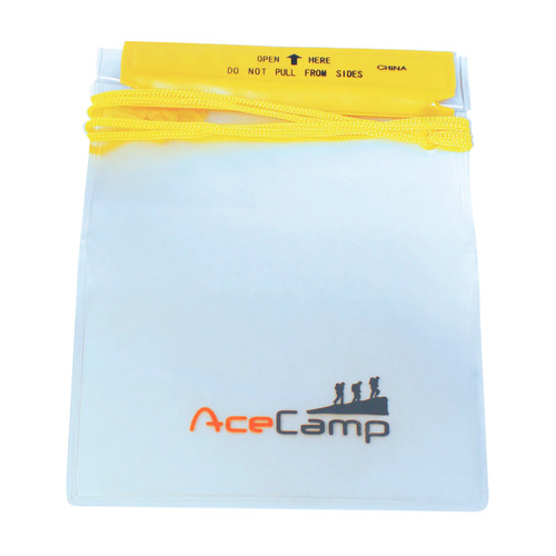 Гермомешок ACECAMP 1851, винил, длина 175мм, ширина 250мм, прозрачный