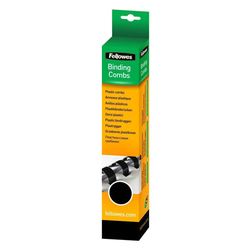 Пружина пластиковая Fellowes CRC-53315, 12мм, 56 - 80 листов, A4, 25, черный