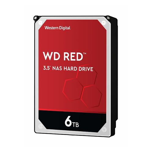 Жесткий диск WD Red WD60EFAX, 6ТБ, HDD, SATA III, 3.5"