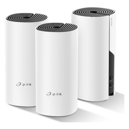Бесшовный Mesh роутер TP-LINK Deco M4, AC1200, белый, 3 шт. в комплекте [deco m4(3-pack)]