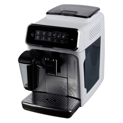 Кофемашина Philips LatteGo EP3243/70, белый/серебристый