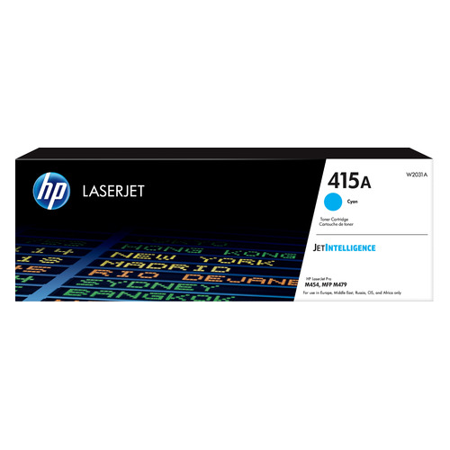 Картридж HP 415A, голубой / W2031A