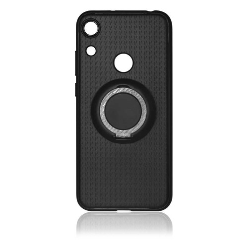 Чехол (клип-кейс) DF hwBlackRing-01, для Huawei Honor 8A, черный [df hwblackring-01 (black)]