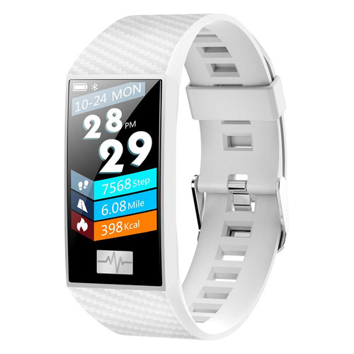 Смарт-браслет Smarterra Fitmaster Pulsar, 1.14", белый / белый [fmpwt]