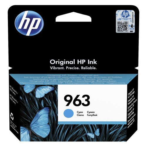 Картридж HP 963, голубой / 3JA23AE