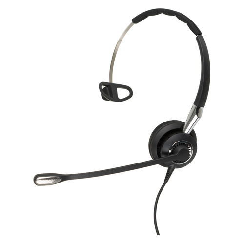 Гарнитура Jabra Biz 2400 II QD Mono NC, для контактных центров, накладные, черный [2406-820-204]