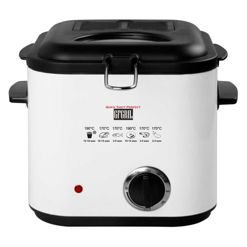 Фритюрница GFgril GFF-012, белый/черный