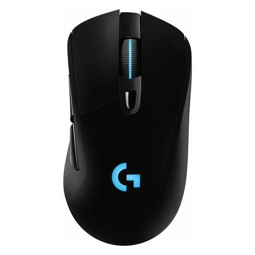 Мышь Logitech G703 LightSpeed (Hero), игровая, оптическая, беспроводная, USB, черный [910-005640]