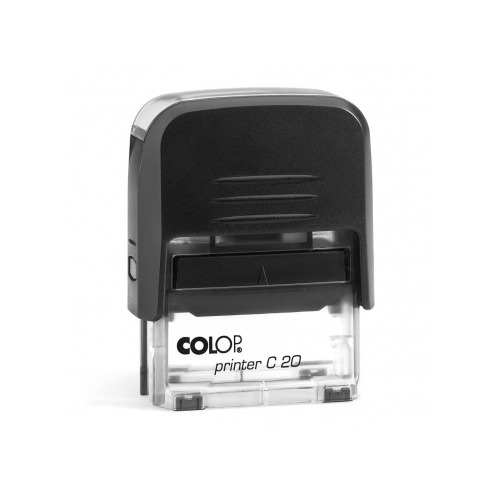 Текстовый штамп автоматический COLOP Printer C20, оттиск 38 х 14 мм, прямоугольный, синий [printer c20.3.42]