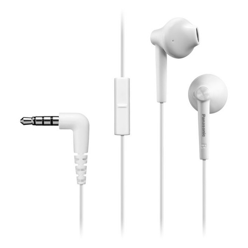 Гарнитура Panasonic RP-TCM55GC-W, 3.5 мм, вкладыши, белый
