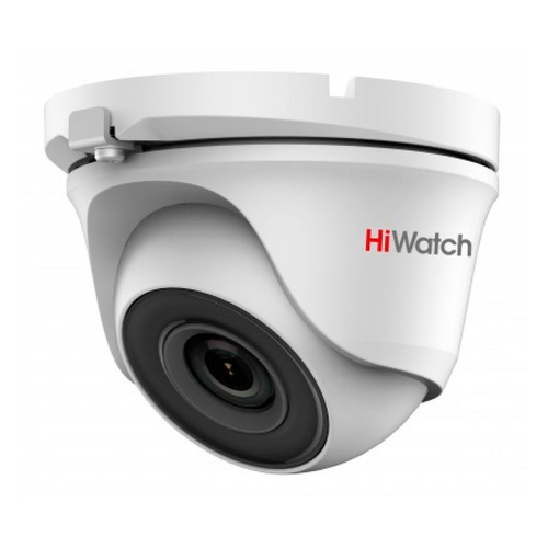 Камера видеонаблюдения аналоговая HIWATCH DS-T123, 720p, 2.8 мм, белый [ds-t123 (2.8 mm)]
