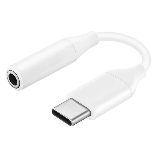 Переходник Samsung EE-UC10JUWRGRU, USB Type-C (m) - Jack 3.5 (f), белый