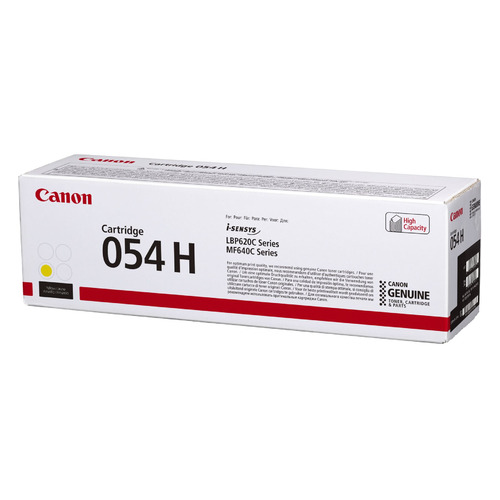 Картридж Canon 054 H Y, желтый / 3025C002