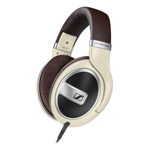 Наушники Sennheiser HD 599, 3.5 мм/6.3 мм, накладные, слоновая кость/коричневый [506831]