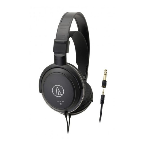 Наушники Audio-Technica ATH-AVC200, 3.5 мм/6.3 мм, накладные, черный [15118391]