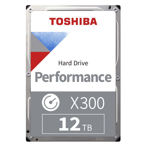 Жесткий диск Toshiba X300 HDWR21CUZSVA, 12ТБ, HDD, SATA III, 3.5"