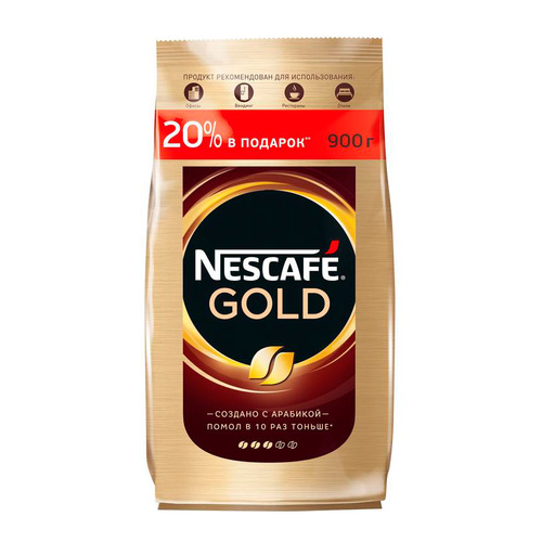 Кофе растворимый NESCAFE Gold, 900 гр