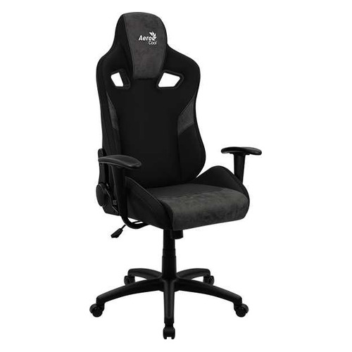 Кресло игровое Aerocool Count Iron Black, на колесиках, ткань, черный [count iron black]