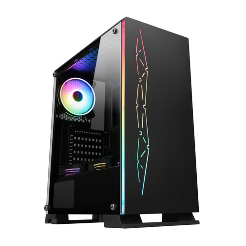 Корпус ATX Formula F-3402, Midi-Tower, без БП, черный