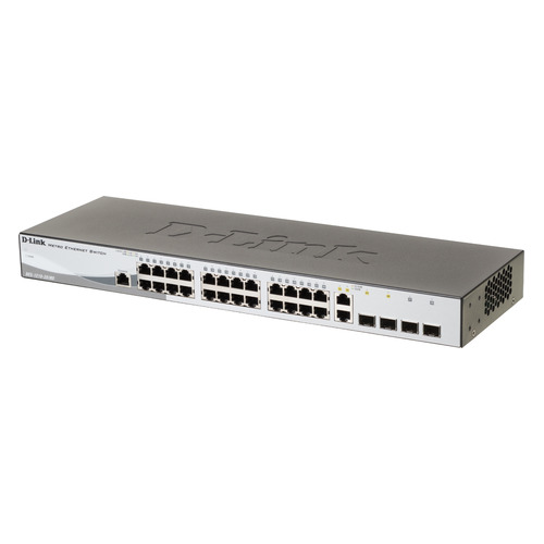 Коммутатор D-Link DES-1210-28/ME/B3B 24x100Mb 2SFP управляемый