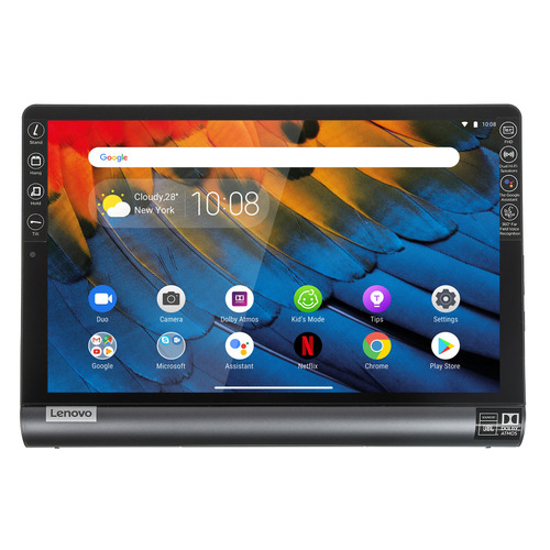 Планшет Lenovo Yoga Smart Tab YT-X705X, 3ГБ, 32GB, 3G, 4G, Android 9.0 темно-серый [za540002ru]