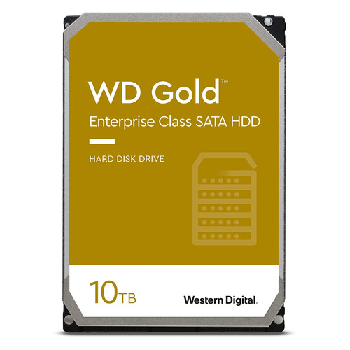 Жесткий диск WD Gold WD102KRYZ, 10ТБ, HDD, SATA III, 3.5"