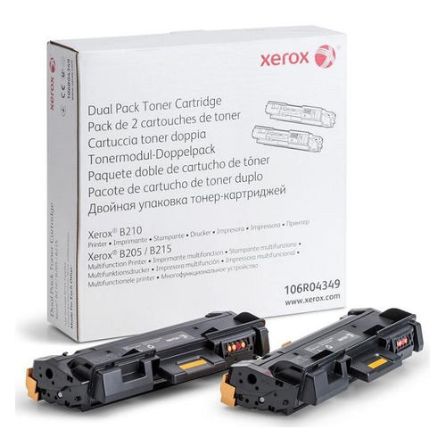 Картридж (двойная упаковка) Xerox 106R04349, черный / 106R04349