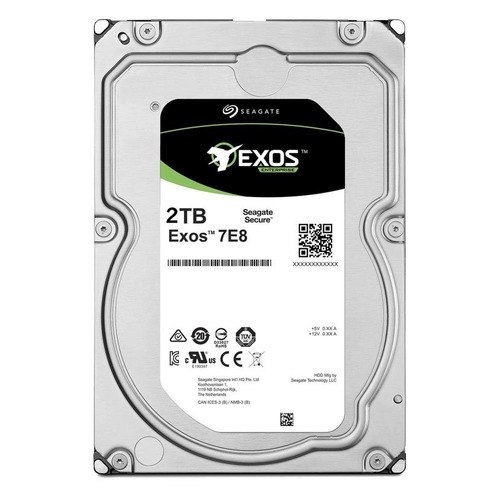 Жесткий диск Seagate Exos 7E8 ST2000NM001A, 2ТБ, HDD, SATA III, 3.5"