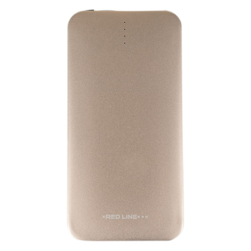 Внешний аккумулятор (Power Bank) Redline B8000, 8000мAч, золотистый [ут000010566]