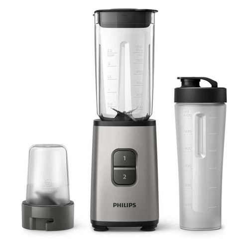 Блендер Philips HR2604/80, стационарный, серебристый/черный