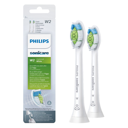 Сменные насадки Philips Sonicare HX6062/10 W2 Optimal White, 2 шт