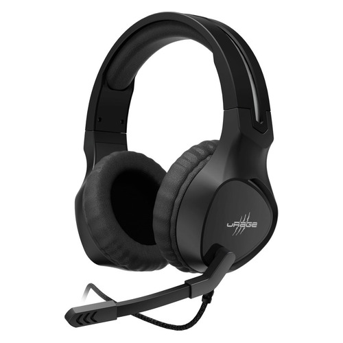 Гарнитура игровая HAMA uRage SoundZ 300, для компьютера и игровых консолей, мониторные, черный [00186009]