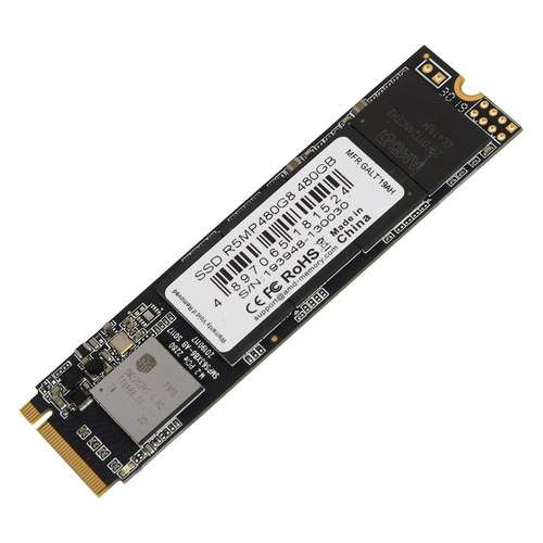 SSD накопитель AMD Radeon R5MP480G8 480ГБ, M.2 2280, PCI-E x4, NVMe