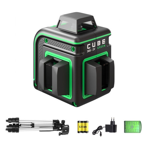 Лазерный уровень ADA Cube 360-2V GREEN Professional Edition [а00571]
