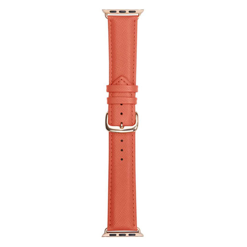 Ремешок Mode Madrid для Apple Watch Series 3/4/5/6/SE, кораловый [aw42rrgo5148]